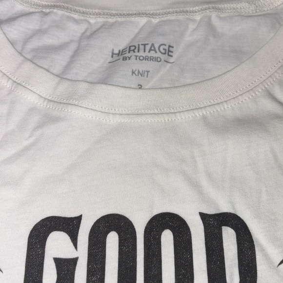 Torrid Trust Me Classic Fit Heritage Jersey Crew Tee  Plus 3X & 4X NWT - Picture 4 of 15